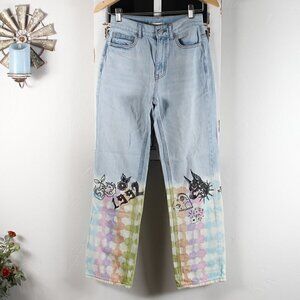 BDG High-Waisted Cowboy Jean Isabel Painted Size 25